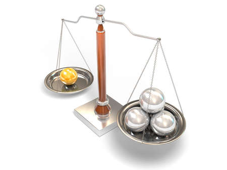 Balance scaleの写真素材