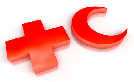 Red Cross and Crescentのeditorial素材
