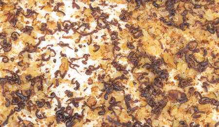 Closeup shot of a tasty chocolate cake