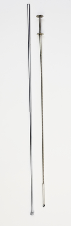 Flexible magnetic and mechanical metal tools for grabbing isolated objects.