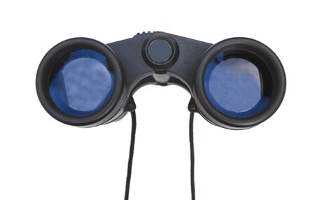 Isolated pair of binoculars.の写真素材