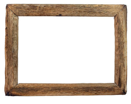 Vintage saguaro cactus picture frame. Empty. Isolated.の写真素材