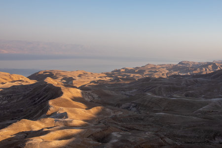 Rocky Hills of the Negev Desert in Israelの写真素材