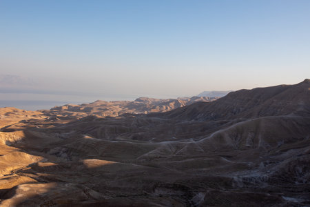 Rocky Hills of the Negev Desert in Israelの写真素材