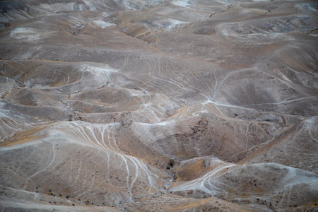 Rocky Hills of the Negev Desert in Israelの写真素材