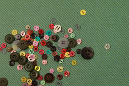 Plastic buttons, Colorful buttons background, Buttons close up, Buttons backgroundの写真素材