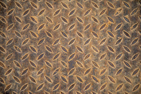 Rusty metal surface abstract background - texture of a iron plate with copy space