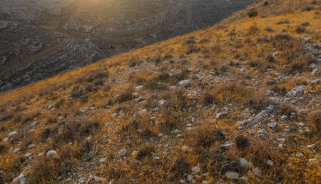 Landscape Judean Desert, near the Dead Seaの写真素材
