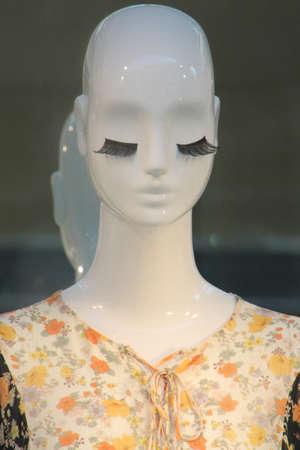 Mannequins Standing In the street Womens Casual Clothing Shopの写真素材