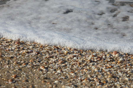 Beautiful image of summer vacation on the shore of the beach of Cabo de Gata, located on the Mediterranean Sea, in Almeria - Andalucia (Spain).の写真素材