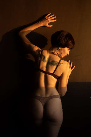 Beautiful Young Woman . Charming woman Smile faceの写真素材