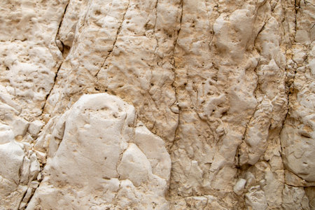 Abstract nature texture. Rock surface or Beige mountain. Natural material background. Rock climbing backdrop, copy spaceの写真素材
