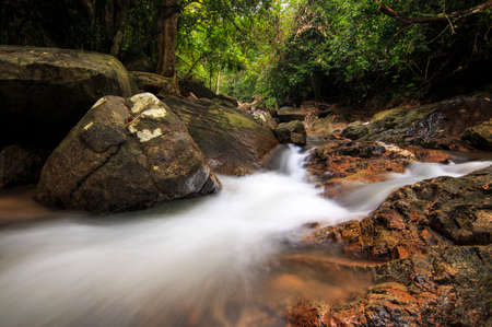 thailand  natural  travel  cool  waterfall  water  nature  phuket  rainforest  beaty  texture  background  kathu  holidayの写真素材
