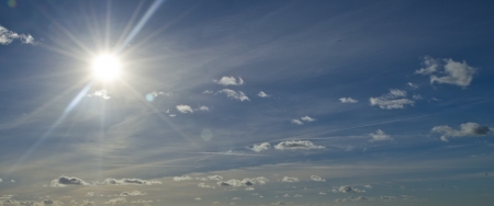 Sun in the Skyの写真素材