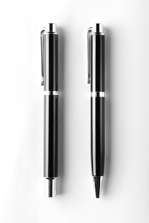 Two Pen isolatedの写真素材