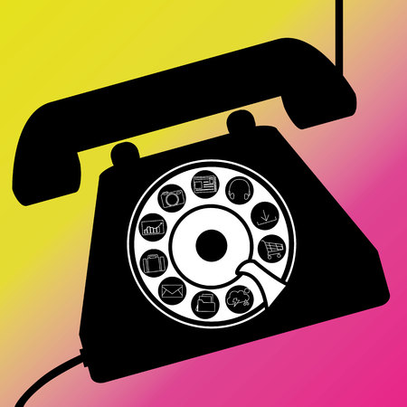 present homephoneのイラスト素材