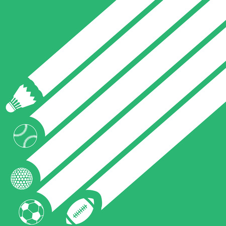 sport icons were rush forward and a ribbon in the colors they are. To add words to for your perfect.のイラスト素材