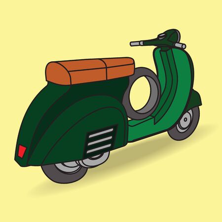 Scooter motorbike vector styleのイラスト素材