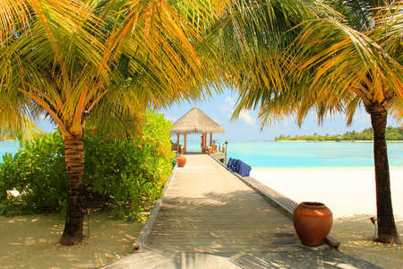 Maldives landscapeの写真素材