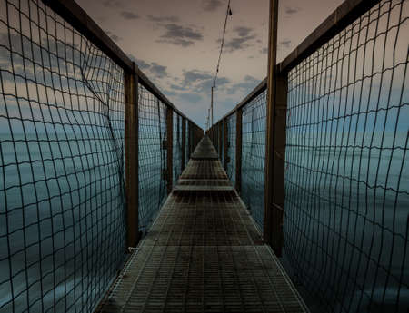Super long bridge in Rimini