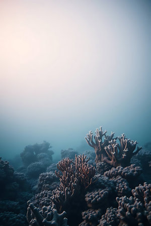 Dive into the mesmerizing underwater world with stunning coral reefs and a vibrant marine ecosystem. Ideal for ocean conservation and marine life projects.の素材