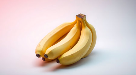 Vibrant yellow bananas, a perfect symbol of healthy eating and natural goodness. Ideal for recipes, snacks, and promoting a wholesome lifestyle.の素材