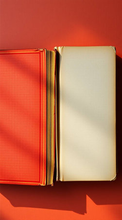 Inspire your next project with this vintage open book, its blank pages ready for your stories, knowledge, or creative designs. A timeless symbol of learning and imagination.の素材