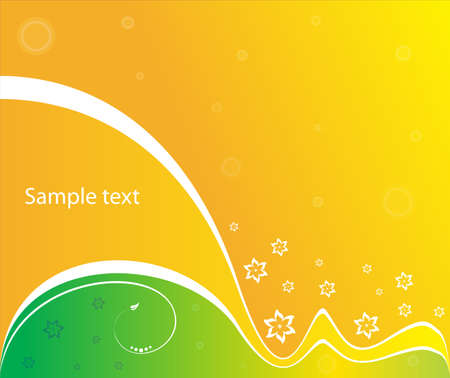 Abstract illustration for design. Floral pattern for background.のイラスト素材