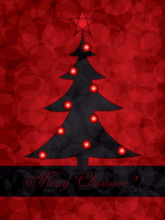 Red Christmas decoration background with textのイラスト素材