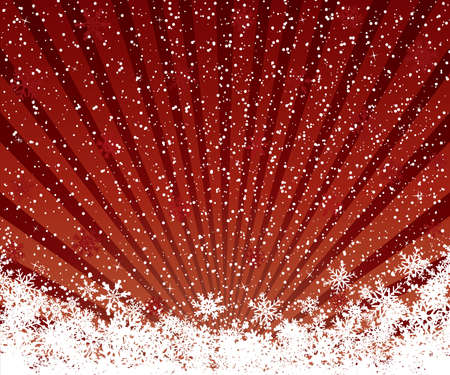 Beautiful red Christmas background with space for textのイラスト素材