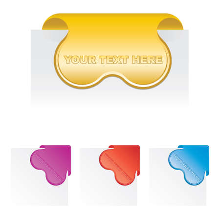 Business design elements - cornerのイラスト素材