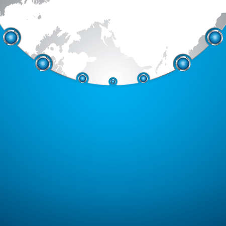 Clean futuristic vector design template with earth globe.Brochureのイラスト素材