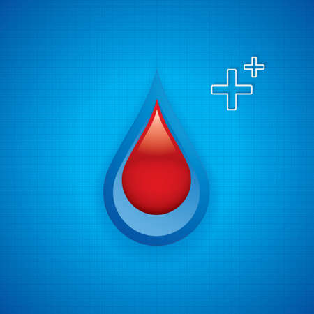 Blood donation vector.Medical backgroundのイラスト素材