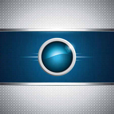 Abstract background, metallic blue brochure, vectorのイラスト素材