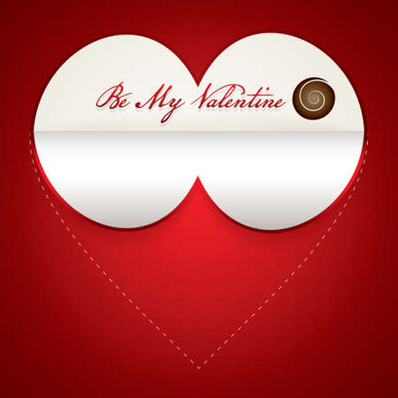 Valentines day card vector.Stickerのイラスト素材