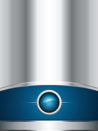 Abstract background, metallic blue brochure, vectorのイラスト素材