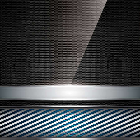 Abstract background, metallic blue brochure, vectorのイラスト素材