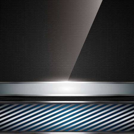 Abstract background, metallic blue brochure, vectorのイラスト素材