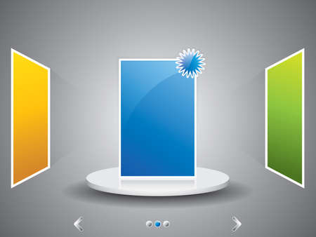 Blank vertical billboard Vectorのイラスト素材