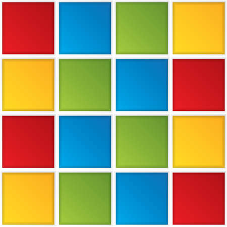 Conceptual illustration of colorful boxes with space for your textのイラスト素材