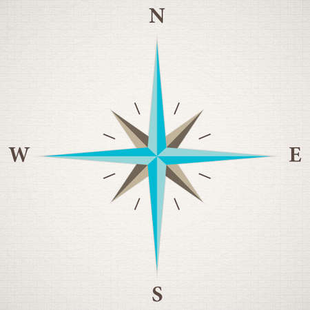 oldstyle wind rose compassのイラスト素材
