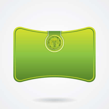 Aloe Vera bannerのイラスト素材