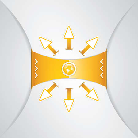 Creative website Template with a lot of design elementsのイラスト素材