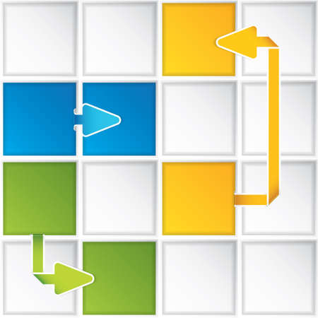 Presentation Template Business vectorのイラスト素材