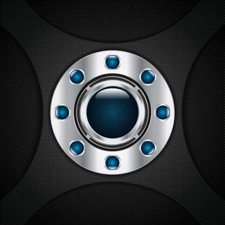 Abstract background, metallic blue brochure, vectorのイラスト素材