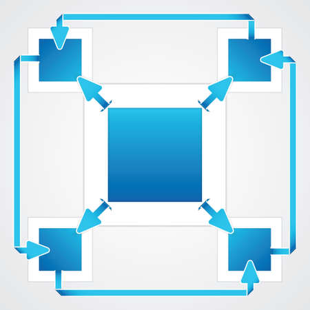 Presentation Template Business vectorのイラスト素材