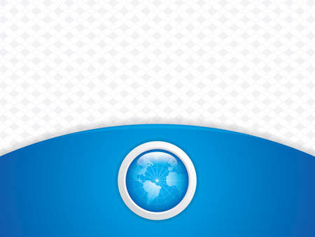 Clean futuristic design template with earth globe Brochureのイラスト素材