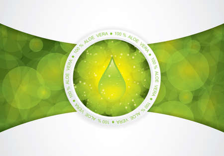 Aloe Vera concept designのイラスト素材