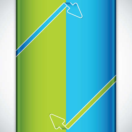 Modern Design template Ribbonのイラスト素材