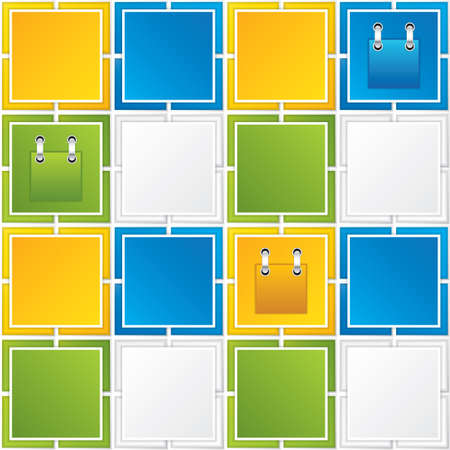 Colorful Square blank background -  Design Concept のイラスト素材